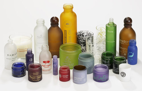 coloured glass bottle printing