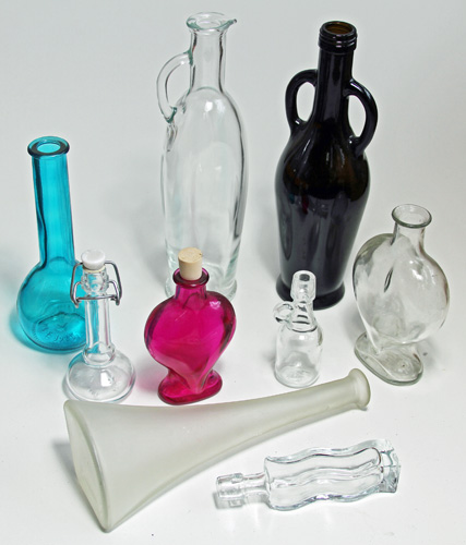 Colored Glass bottles